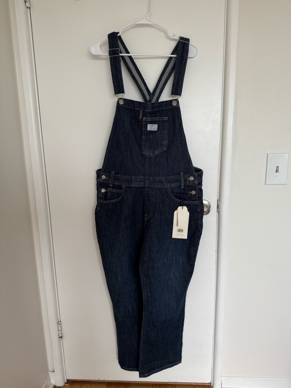 NEW LEVI’S VINTAGE WOMEN'S OVERALLS size 16W Dark Blue